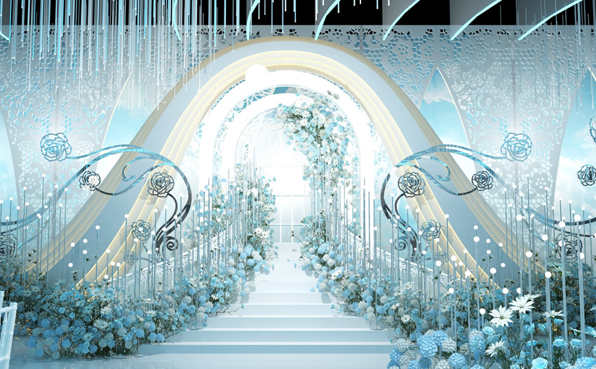 庆元釡香烙馍村水晶厅效果展示